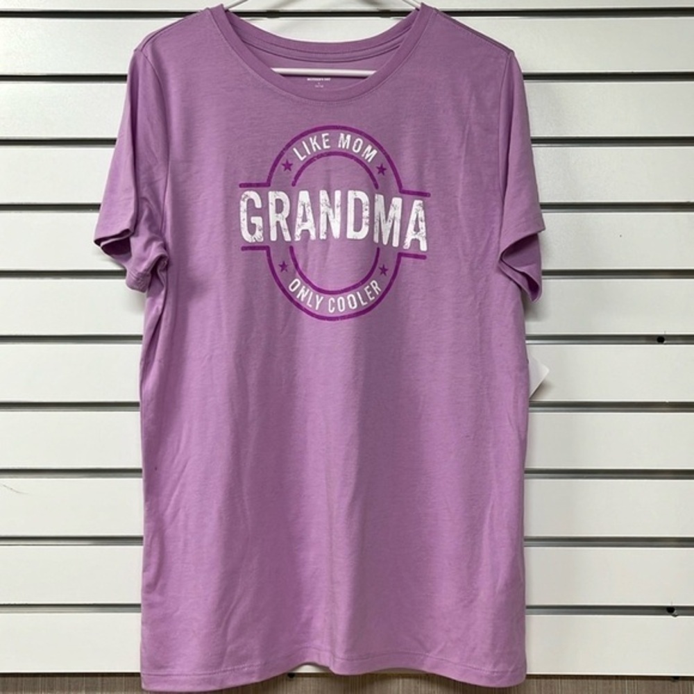 NWT size, large short sleeve recycled fiber grandma T-shirt